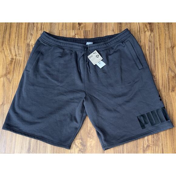 PUMA Men’s Fleece Logo Short Size XXL BRAND NEW WITH‎ TAGS - Picture 1 of 4